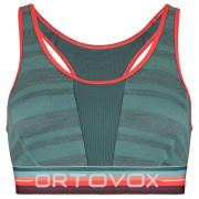 Sport-BH Ortovox 185 Rock'N'Wool Sport Top W grau arctic grey