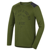 Herren-Funktionsshirt Husky Merino 100 dl. rukáv Wolf