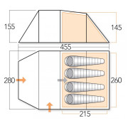 Zelt Vango Omega 450 XL
