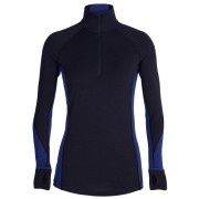 Damen-T-Shirt Icebreaker 260 Zone Ls Half Zip dunkelblau MidnightNavy/RoyalNavy
