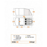 Familienzelt Vango Sierra 300