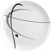 Teller Brunner Dinner plate ø 25 cm White weiß/schwarz