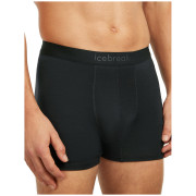 Herren funktionelle Boxershorts Icebreaker Men Merino Blend 125 ZoneKnit™ Boxers schwarz Black