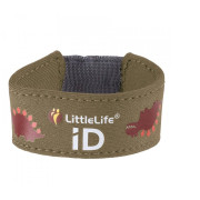 Sicherheitsgurt LittleLife Safety iD Strap khaki Dinosaur