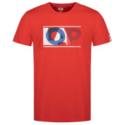 Herren T-Shirt Loap Albertto rot Fiery Red | White