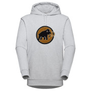 Herren-Sweatshirt Mammut Mammut ML Hoody Men Circle weiß highway/mélange