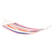 Hängematte mit Stangen La Siesta Chillounge Single weiß/orange