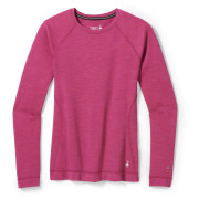 Damen-Funktionsshirt Smartwool W Classic Thermal Merino BL Crew Boxed 2022 rosa festive fuchsia heather