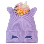 Kindermütze Buff Knitted Beanie Fun lila Unicorn Grape Ice