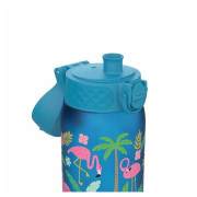 Kindertrinkflasche Ion8 Leak Proof Blue Flamingos 400ml