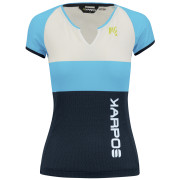 Damen-T-Shirt Karpos Moved Evo W Jersey blau Blue Atoll/White/Sky Captain