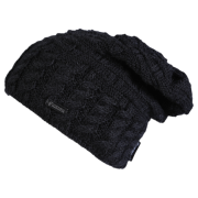 Mütze Sherpa Pria Merino schwarz mel black