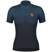 Damen-Radtrikot Scott Endurance 15 SS dunkelblau metal blue/dark blue