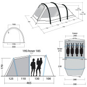 Aufblaszelt Outwell Starhill 4A