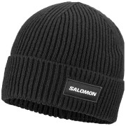 Mütze Salomon Classic Beanie U schwarz DEEP BLACK