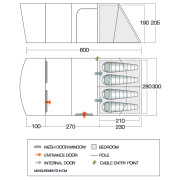Familienzelt Vango Aether 450XL
