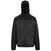 Herrenjacke Regatta Newhill Hybrid grau Ash/Black