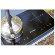 Kanne Vango 2L Stainless Steel kettle with folding handle