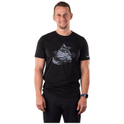 Herren-T-Shirt Northfinder Bened schwarz čierna