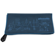 Handtuch Pinguin Micro Towel XL 75x150 Map blau Blue