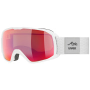 Skibrille Uvex Xcitd CV weiß white matt SL/rose-green