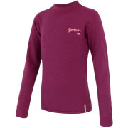 Kinder-Funktionsshirt Sensor Merino Df Logo lila Lilla