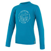 Kinder-Funktionsshirt Sensor Merino Df Club blau