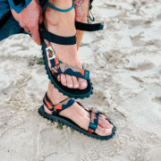 Herrensandalen Gumbies Scrambler Khaki a Orange