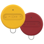 Lokalisator FIXED Sense Smart Tracker - Duo Pack gelb/rot