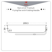 Pfanne Keith Titanium Non-stick Titanium Frying Pan