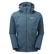 Herren Softshell-Jacke Montane Krypton Hoodie blau OrionBlue