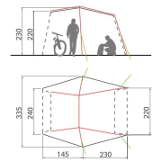 Vorzelt Vaude Drive Van