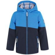 Kinder-Softshell-Jacke Loap London blau/grau El Bl Lemonade | Gray