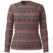 Damen-Funktionsshirt Smartwool W Classic Thermal Merino Base Layer Crew grau/orange CORAL REEF SUMMIT SOUL