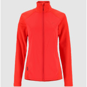 Damen-Sweatshirt Kari Traa Kari F/Z Fleece rot/orange heat