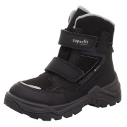Kinder Winterschuhe Superfit Snow Max Schwarz/Grau dunkelgrau Schwarz/Grau