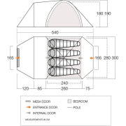Familienzelt Vango Mokala 450