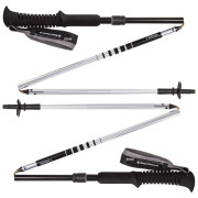 Trekkingstöcke Black Diamond Distance Z 130 cm schwarz/silber