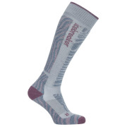 Damensocken Icebreaker W Mer Ski+ Medium OTC Mountain Contour grau/blau Zblue/Gplum/Daw