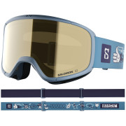 Kinder Skibrille Salomon Rio blau Smoke Blue