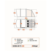 Zelt Vango Sierra Air TC 300
