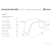 Zelterweiterung Outwell Universal Connector XL