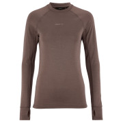 Damen-Funktionsshirt Craft Wool Comfort Rn LS W braun Brown