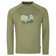 Herren-T-Shirt Dare 2b Righteous III LS Tee grün Oil Green (F2D)
