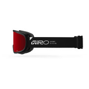 Skibrille Giro Roam Black Stacked-Amber Scarlet/Yellow