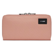 Geldbeutel Pacsafe RFIDsafe Continental Wallet rosa rose
