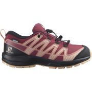 Kinderschuhe Salomon Xa Pro V8 Cs Waterproof J rot/schwarz earth red