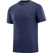 Herren-T-Shirt Salomon Explore SS Tee M dunkelblau Nightish