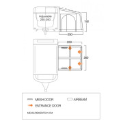 Vorzelt Vango Balletto Air 260 Elements ProShield 2024
