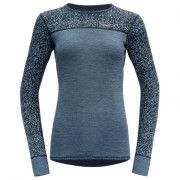 Damen-Funktionsshirt Devold Kvitegga Woman Shirt blau Ink